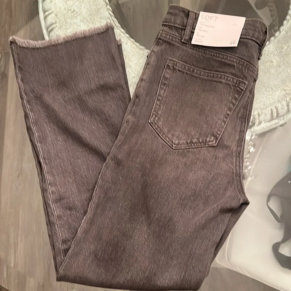 LOFT Gray High Rise Women Jeans - Picture 8 of 10
